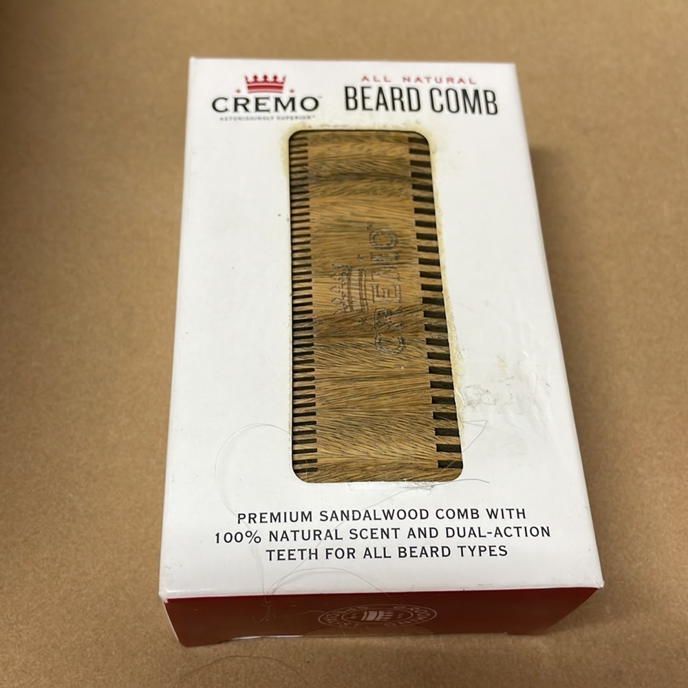 Cremo Call natural beard comb 100% natural scent